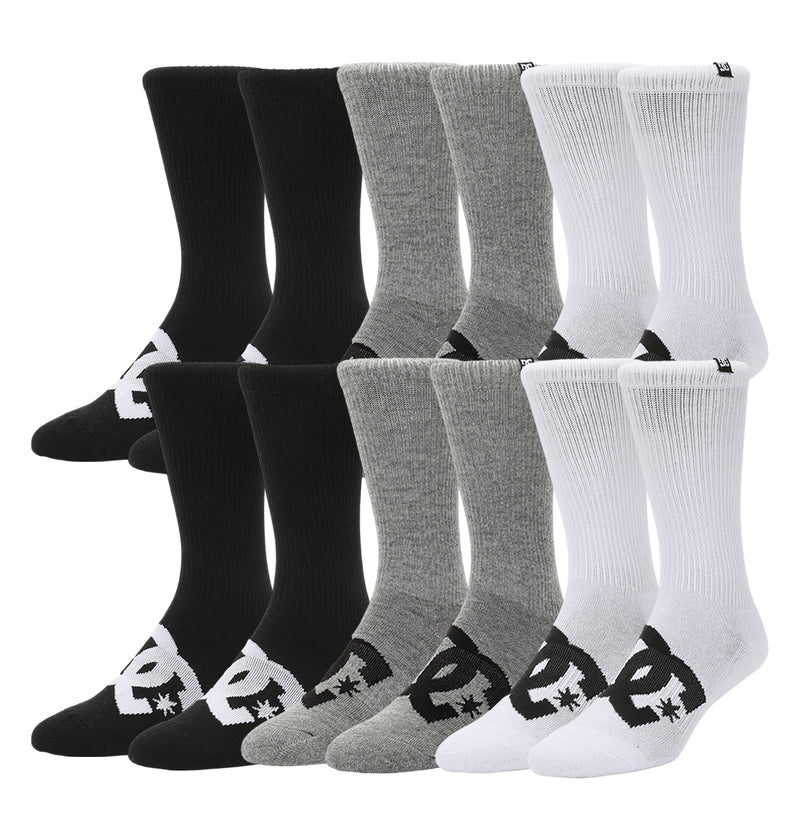 LOGO CREW SOCK 6-PACK