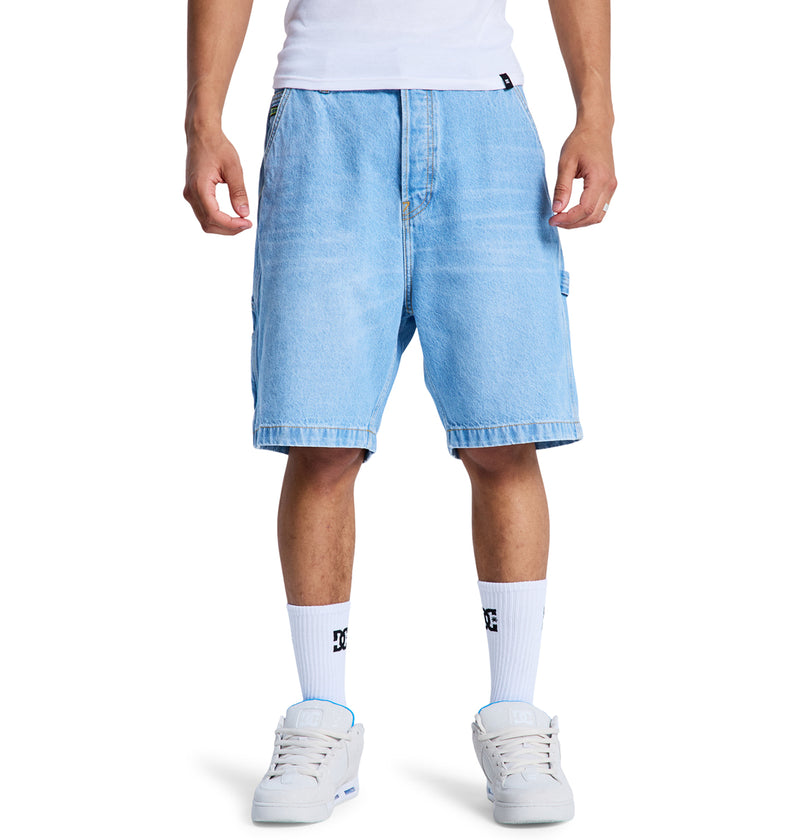 MEN’S BAGGY DENIM CARPENTER SHORT